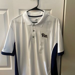 Pittsburgh panthers golf shirt. Size large 42/44